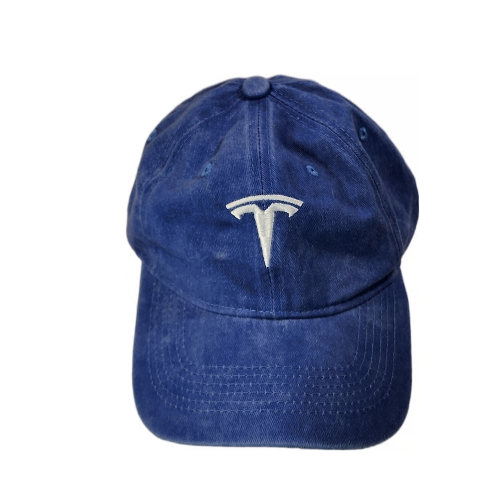 Tesla Navy Blue Logo Cap